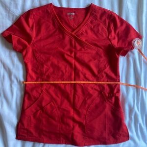 Selling STAR SCRUBS SET of top and bottom red scrubs